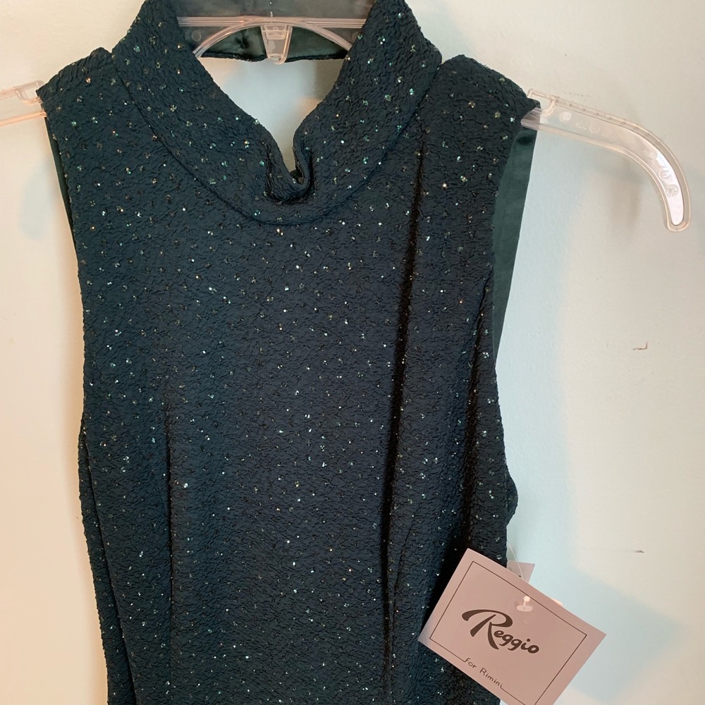 Rimini Sparkling Hunter Green Dress
